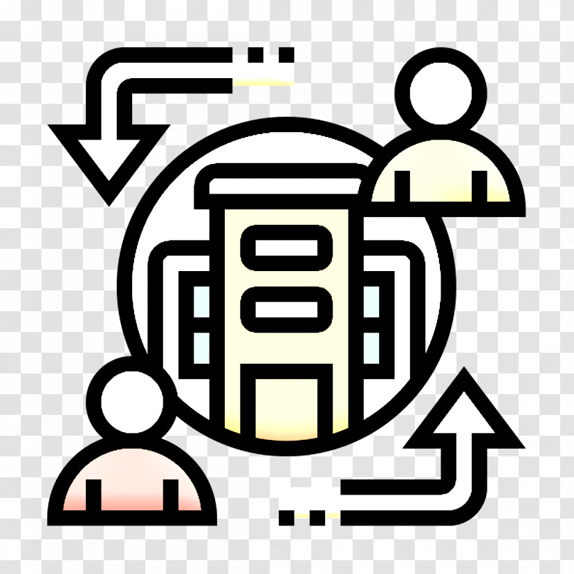 B2c Icon Business Management Icon Transparent PNG