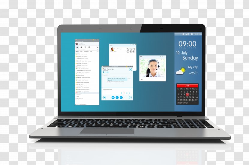 Laptop Computer Monitors Personal Client - Skype Transparent PNG