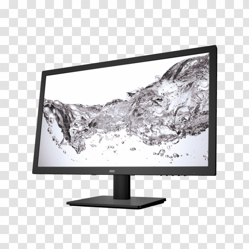 Computer Monitors IPS Panel 1080p AOC International G2460PF - Led Display - Vesa Transparent PNG