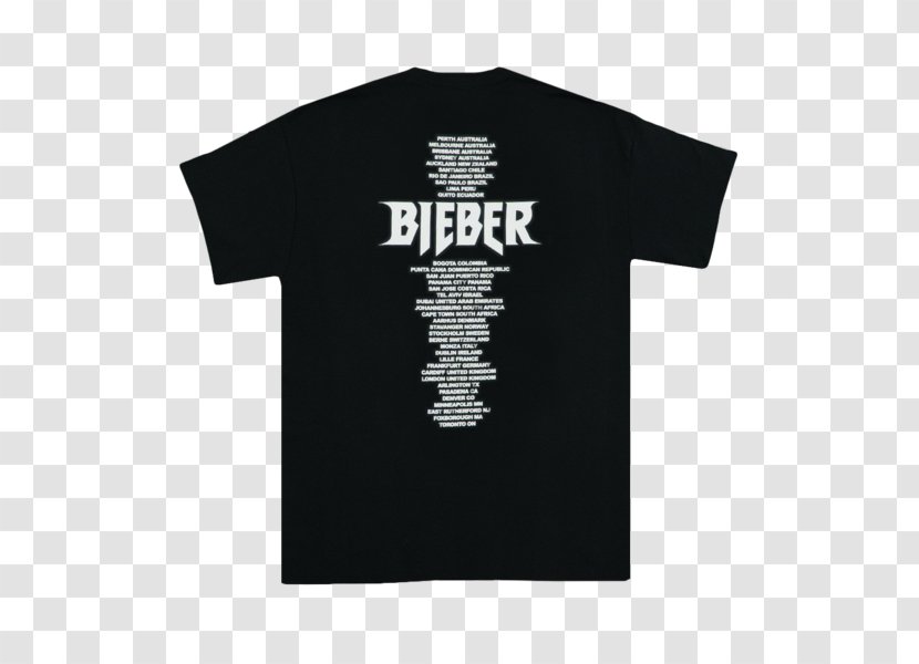 Purpose World Tour T-shirt Clothing - Brand Transparent PNG