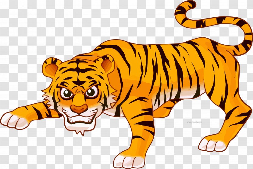 Tiger Cat Clip Art Royalty-free Openclipart - Small To Medium Sized Cats Transparent PNG