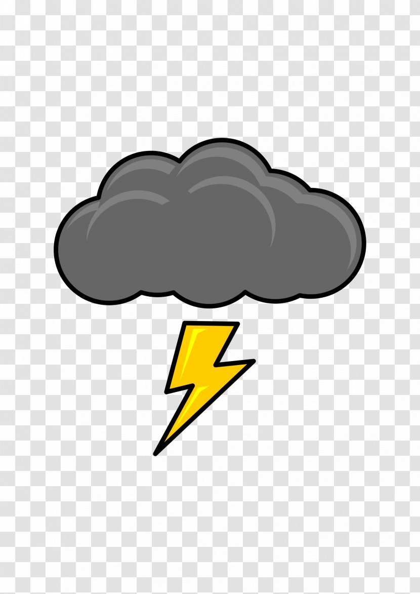 Thunderstorm Lightning Clip Art - Facebook - Thunder Transparent PNG