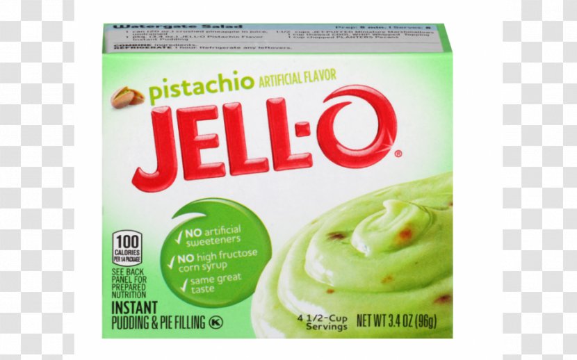 Pistachio Pudding Gelatin Dessert Stuffing Jell-O Instant - Jello - Sugar Transparent PNG