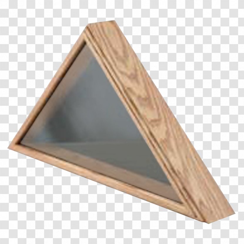 Flag Triangle Glass Display Case - Rectangle Transparent PNG