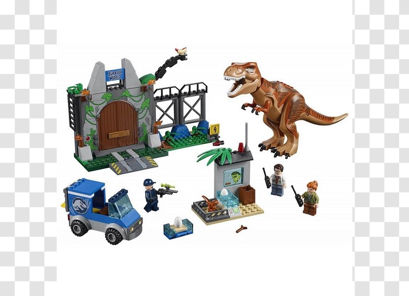 Lego Jurassic World Tyrannosaurus Toy Juniors - Dinosaur Transparent PNG