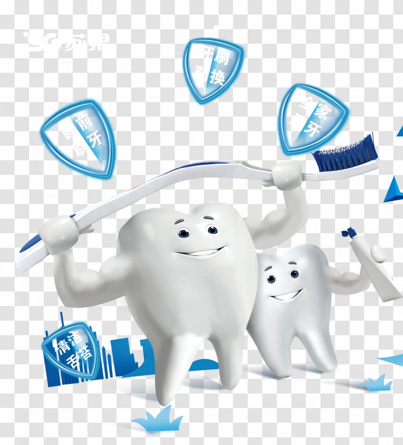 Toothpaste Mouth Periodontitis - Cartoon - Love Teeth Day Creatives Transparent PNG
