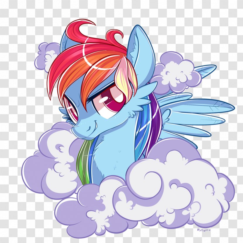 Rainbow Dash Horse Equestria Illustration Fan Art - Flower - Little Pony Transparent PNG
