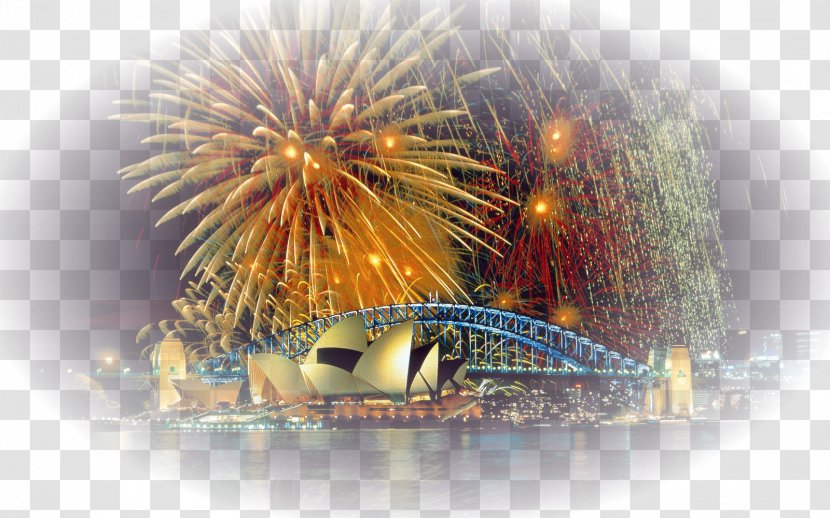 Sydney Opera House Harbour Bridge Port Jackson New Year's Eve Jigsaw Puzzles - Year - Tube Transparent PNG
