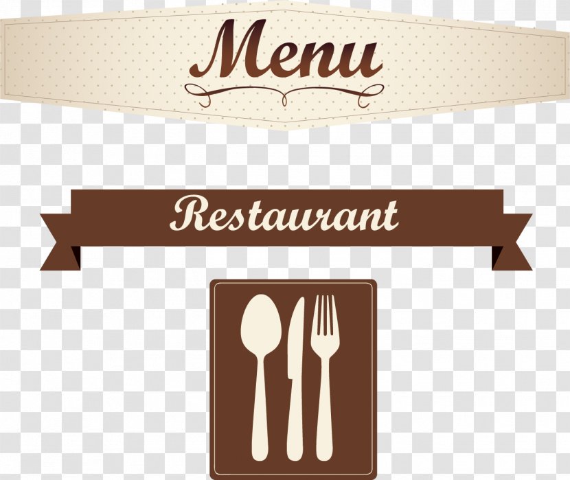Menu Cafe Restaurant - Logo - Design Transparent PNG