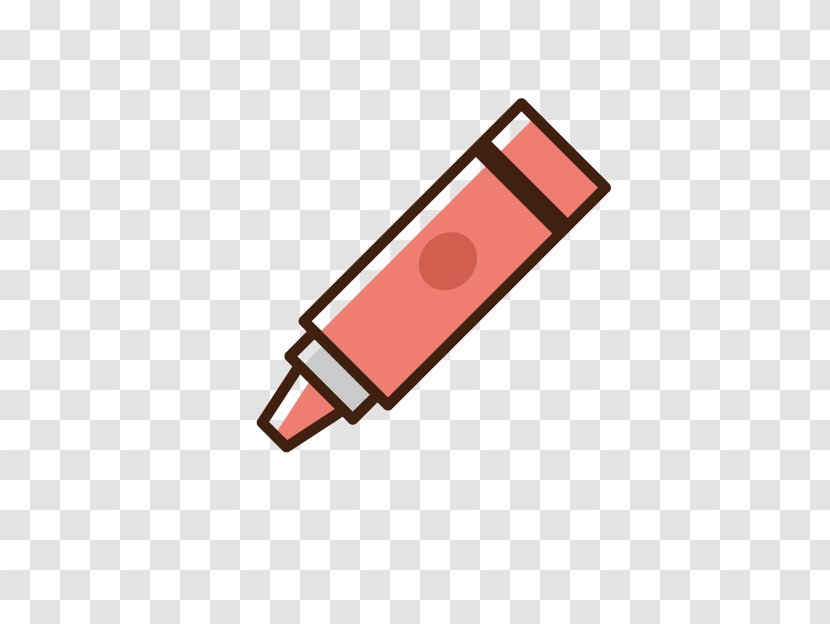 Pen Cartoon Drawing Stationery - Usb Flash Drive Transparent PNG