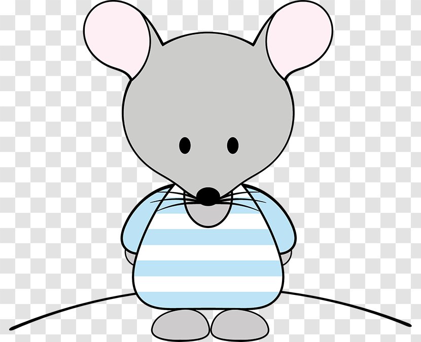 Mouse Whiskers Line Art Cartoon Clip - Rodent Transparent PNG