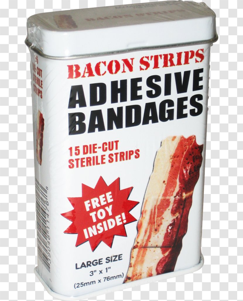 Bacon Band-Aid Adhesive Bandage Curad Transparent PNG