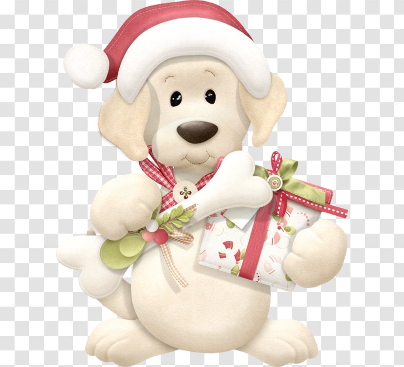 Puppy Dog Christmas Clip Art - Cartoon - Gifts Transparent PNG