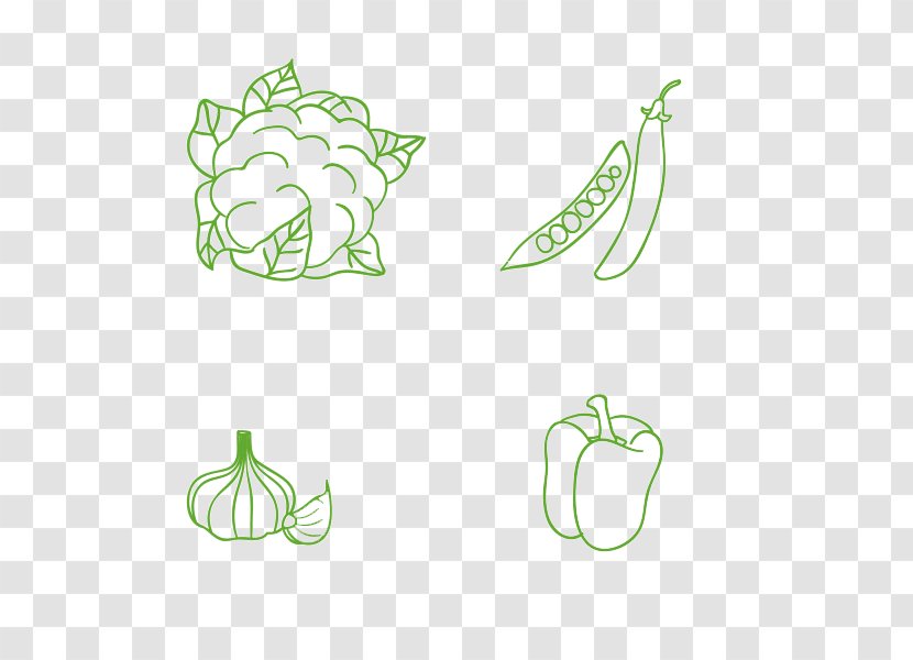 Egyptian Cuisine Organic Food Clip Art - Area - Hand Drawn Fruits And Vegetables Transparent PNG