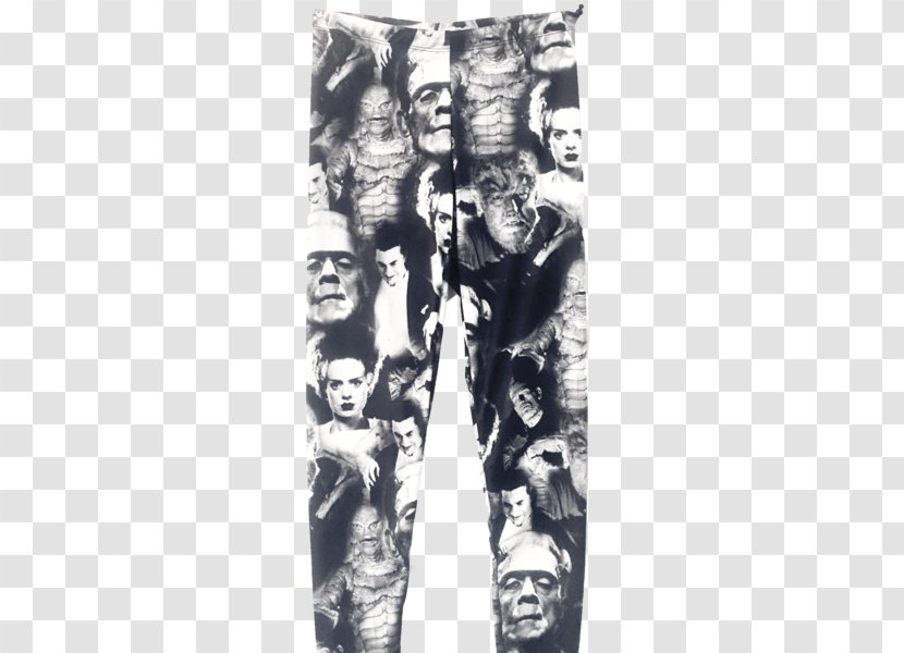 Leggings Jeans White - Trousers - Universal Monsters Transparent PNG