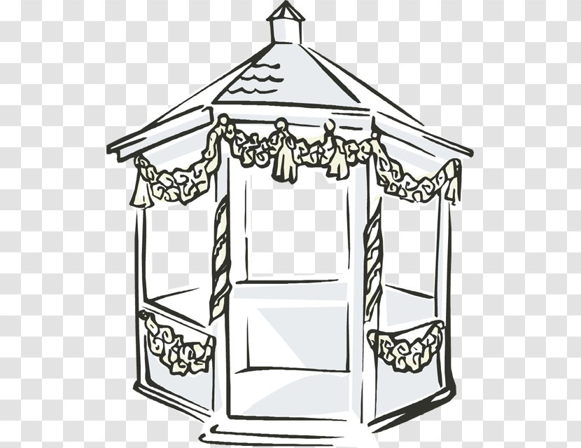 Gazebo Wedding Clip Art - Pavilion Cliparts Transparent PNG