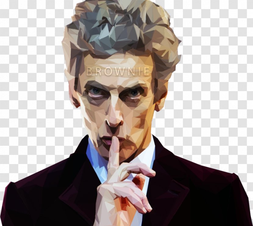 Peter Capaldi Doctor Who Twelfth The Ninth - Time Lord - Low Poly Fan Transparent PNG