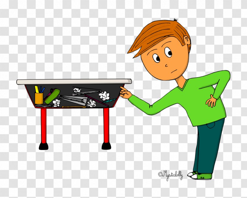 Drawing Board Locker Table - Cartoon Transparent PNG