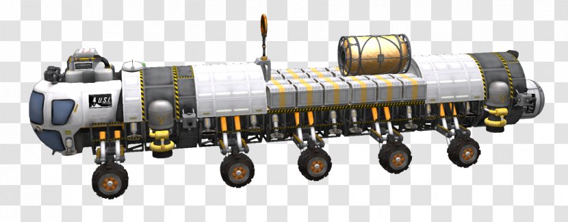 Car Machine Cylinder - Kerbal Space Program Mining Transparent PNG