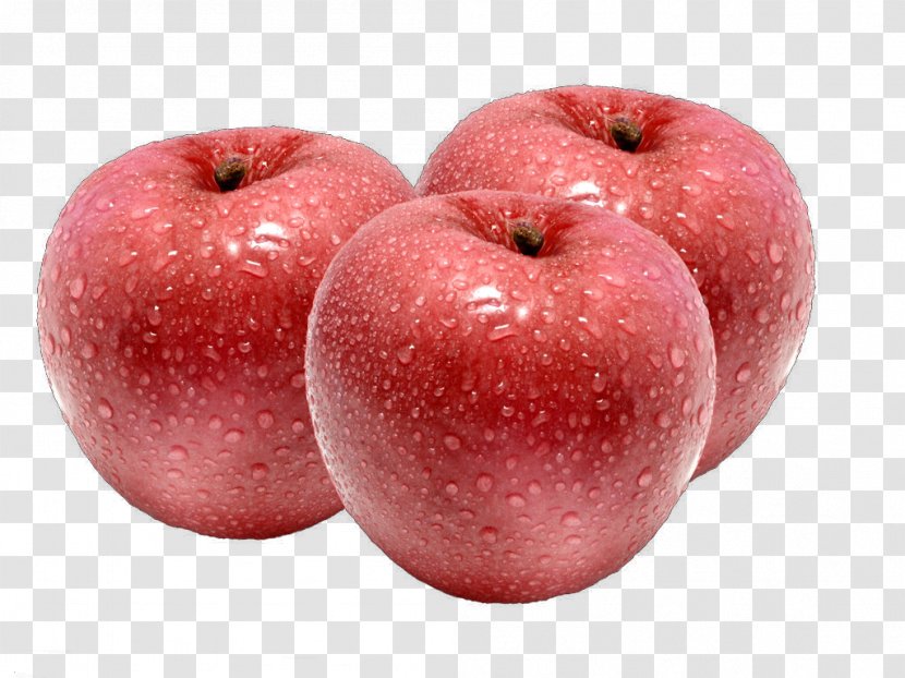 Apple Fuji Auglis - Pomegranate - Three Apples Transparent PNG