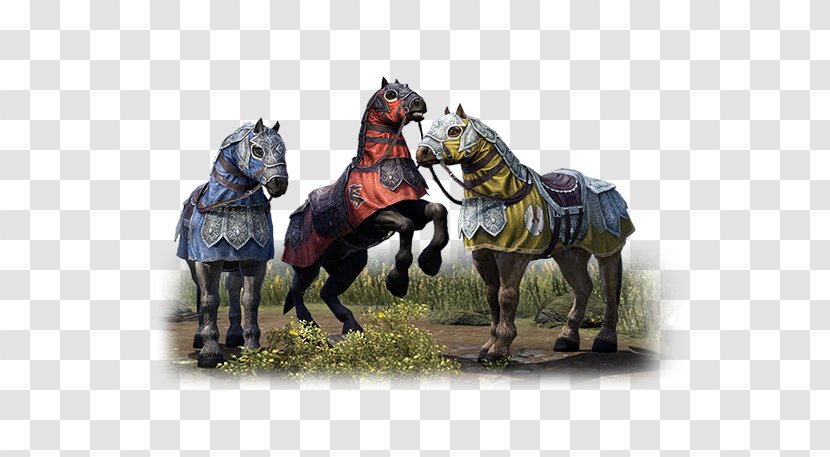 The Elder Scrolls Online Stallion Tamriel Mustang Pony - Flower - Warrior Horse Transparent PNG