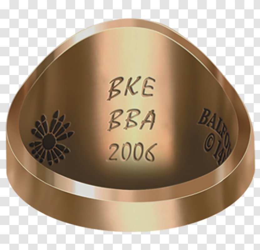 Copper Material - Graduation Ring Transparent PNG