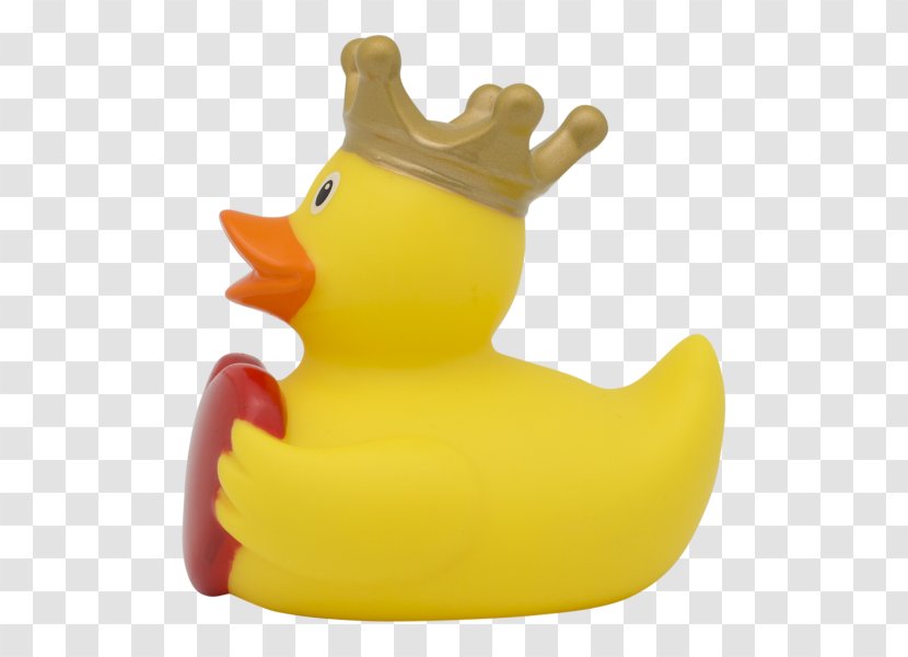 Rubber Duck Toy CelebriDucks Heart - Ducks Geese And Swans Transparent PNG