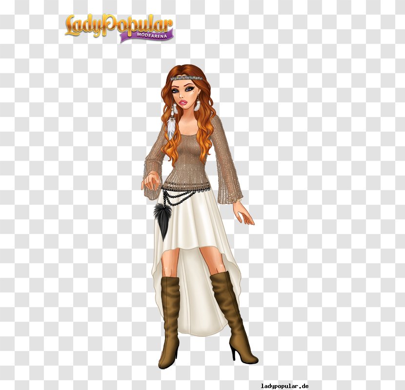Lady Popular Costume Fashion Clothing Game - Woman - Beauty Transparent PNG