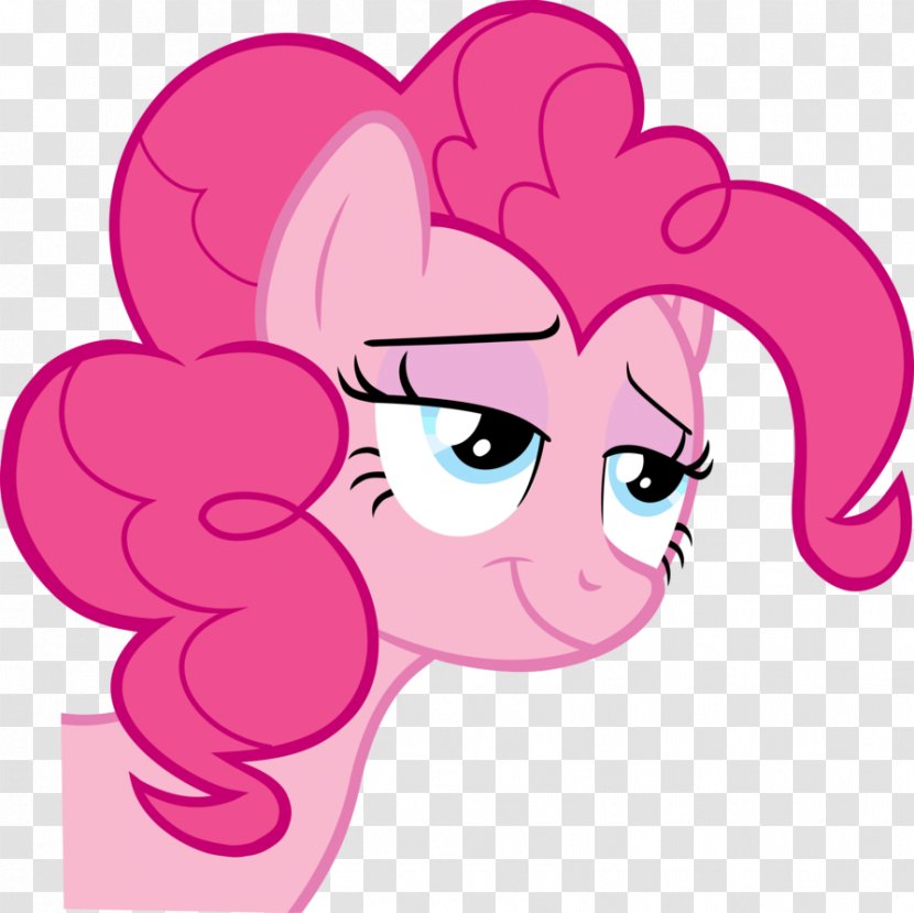 Pony Pinkie Pie Hasbro Face! Clip Art - Heart Transparent PNG