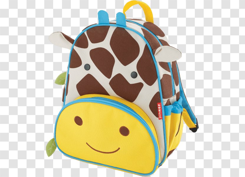Skip Hop Zoo Little Kid Backpack Lunchies Child Diaper - Giraffidae Transparent PNG