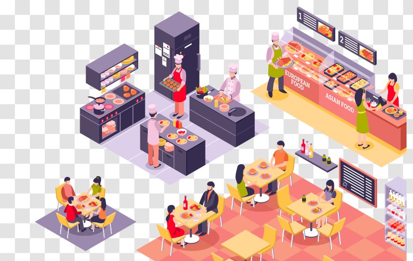 Fast Food Court - Design Transparent PNG
