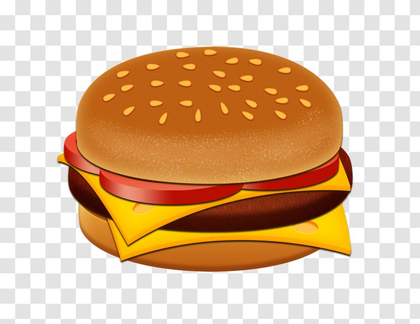 Cheeseburger Hamburger Vector Graphics - Junk Food - Cheese Transparent PNG