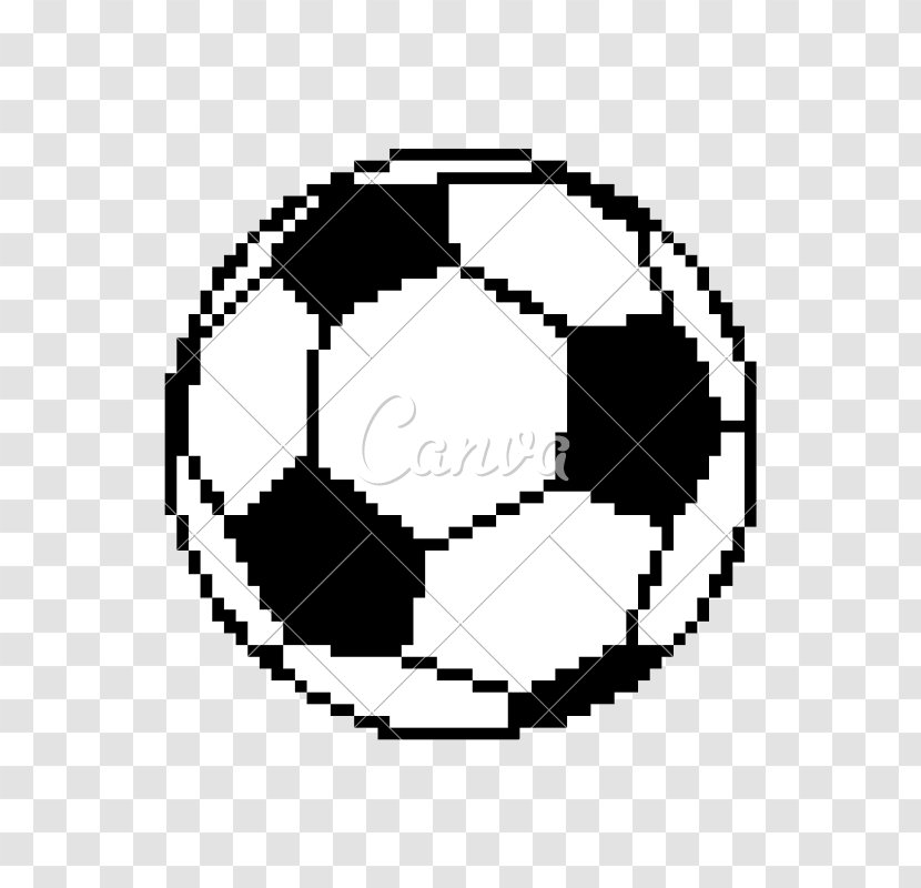 Football Pixel Art Drawing Clip - Ball Transparent PNG