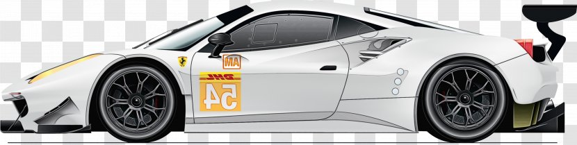 Vehicle Car Sports Automotive Design Supercar - Wet Ink - Model Race Transparent PNG
