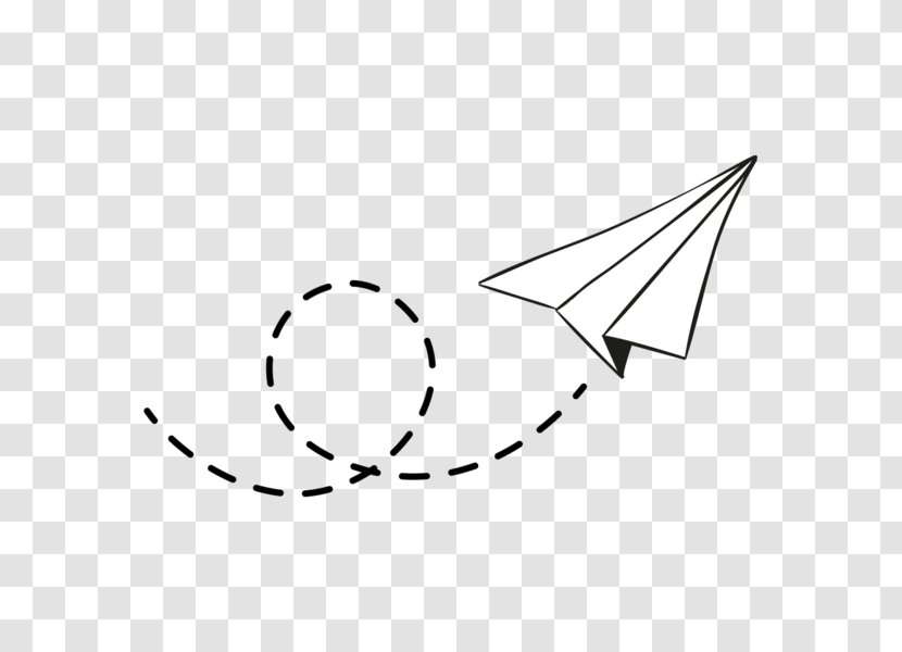 Airplane Paper Plane Drawing Clip Art - Line Transparent PNG