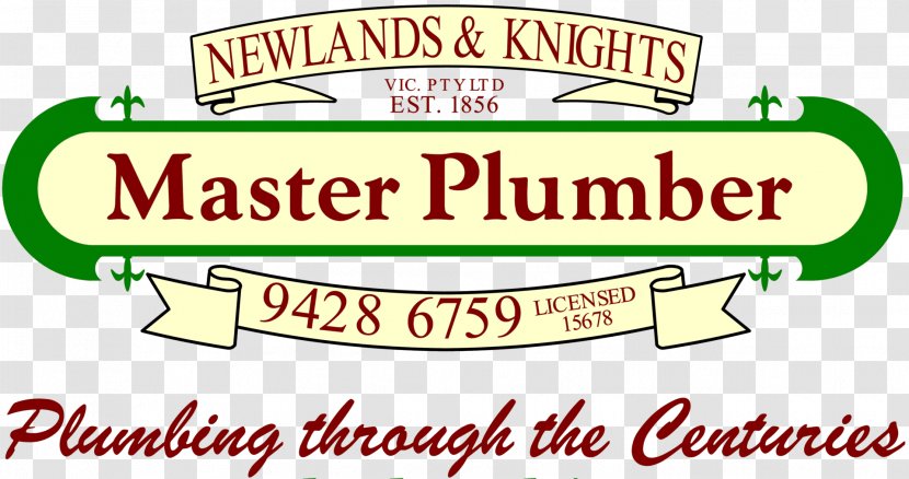 Newlands & Knights (Vic) Pty Ltd Alderbrook Plumbing Plumber SGT - Banner - Cheap N Reliable Transparent PNG