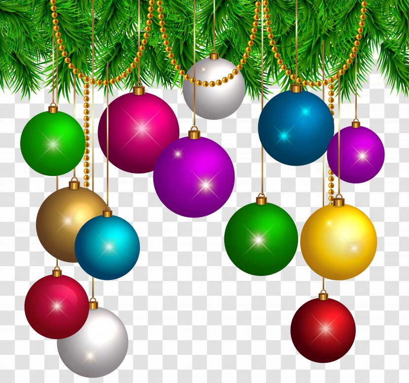 Christmas Decoration Santa Claus Ornament Clip Art - Holiday - Transparent Image Transparent PNG