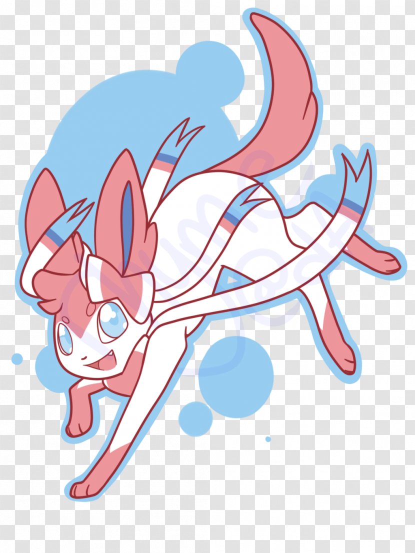 Sylveon Pokémon DeviantArt Fan Art - Flower - Watercolor Transparent PNG