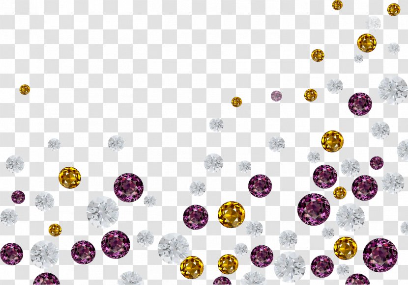 Diamond - Violet - Circles Transparent PNG