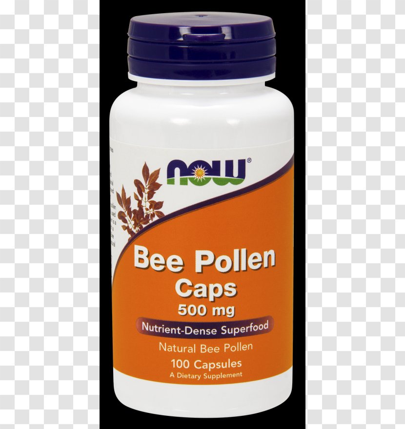 Dietary Supplement Lysine NOW Foods Health - Herb - Bee Pollen Transparent PNG