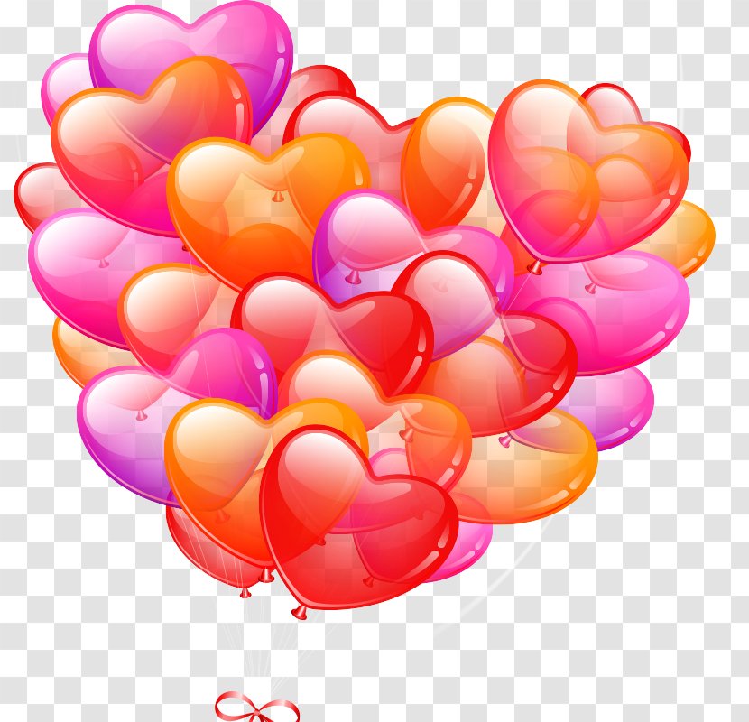 China Helium Balloon Gas Cylinder - Heart-shaped Transparent PNG