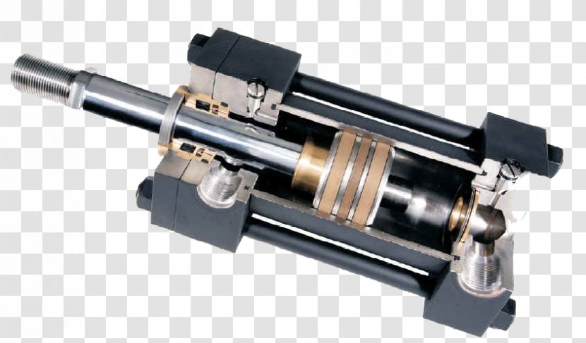 Hydraulic Cylinder Pneumatic Hydraulics Single- And Double-acting Cylinders Manufacturing - Power Network - Pump Transparent PNG