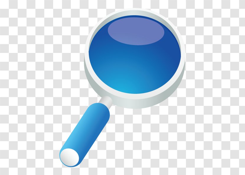 Magnifying Glass Light Blue - Scalable Vector Graphics Transparent PNG