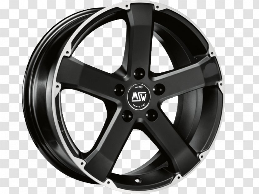 Alloy Wheel Rim Volkswagen Jeep - Hardware - Black Matt Transparent PNG