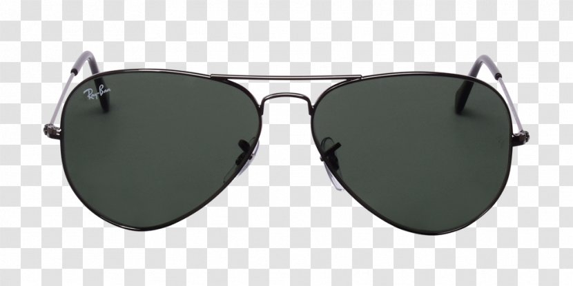 Ray-Ban Aviator Classic Sunglasses Large Metal II - Eyewear - Product Model Transparent PNG