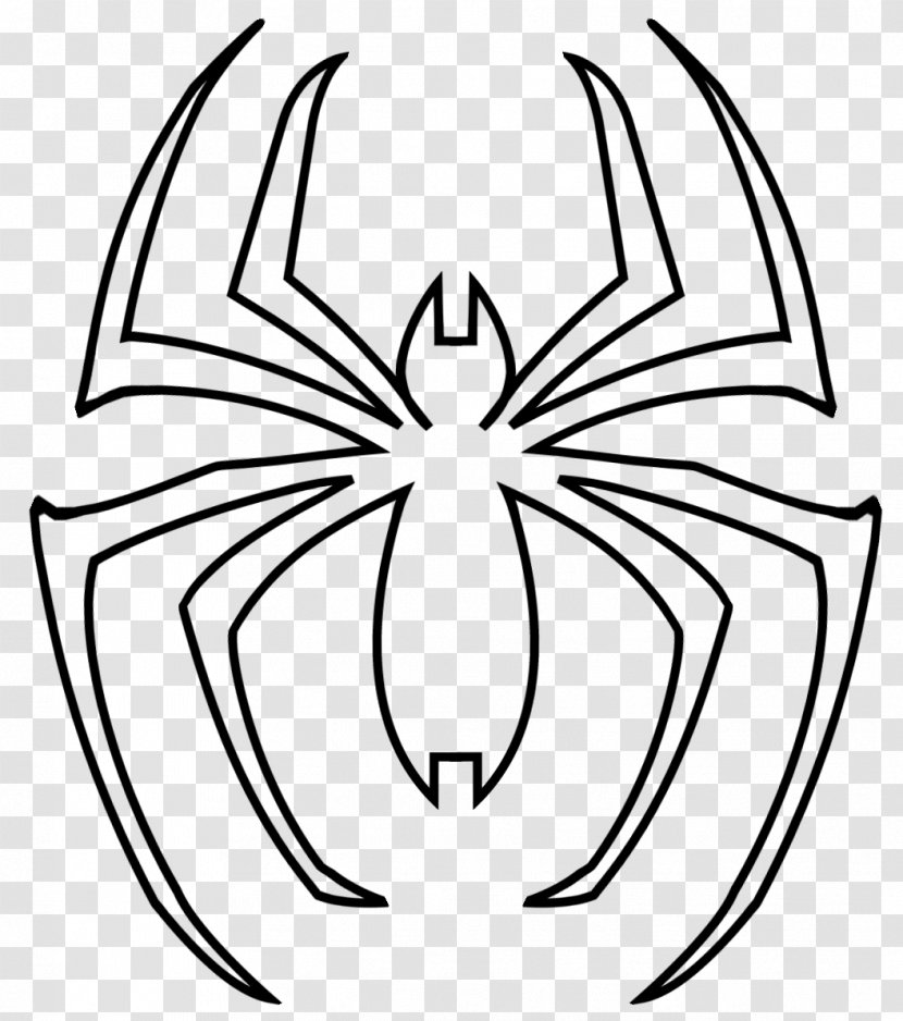 Spider-Man Coloring Book Venom Drawing Superhero - Flower - Spider-man Transparent PNG