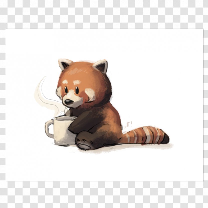 Red Panda Giant Coffee Raccoon Cuteness - Mammal Transparent PNG