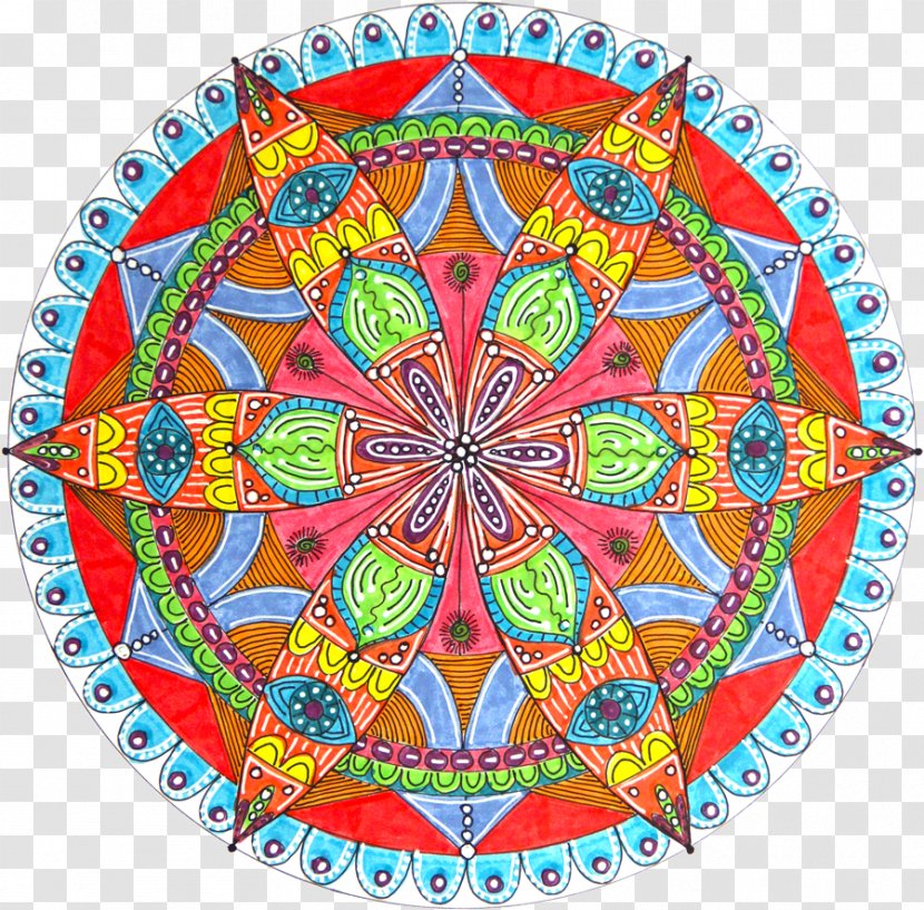 Quick, Draw! Mandala Drawing Compass Coloring Book - Sacred Geometry Transparent PNG