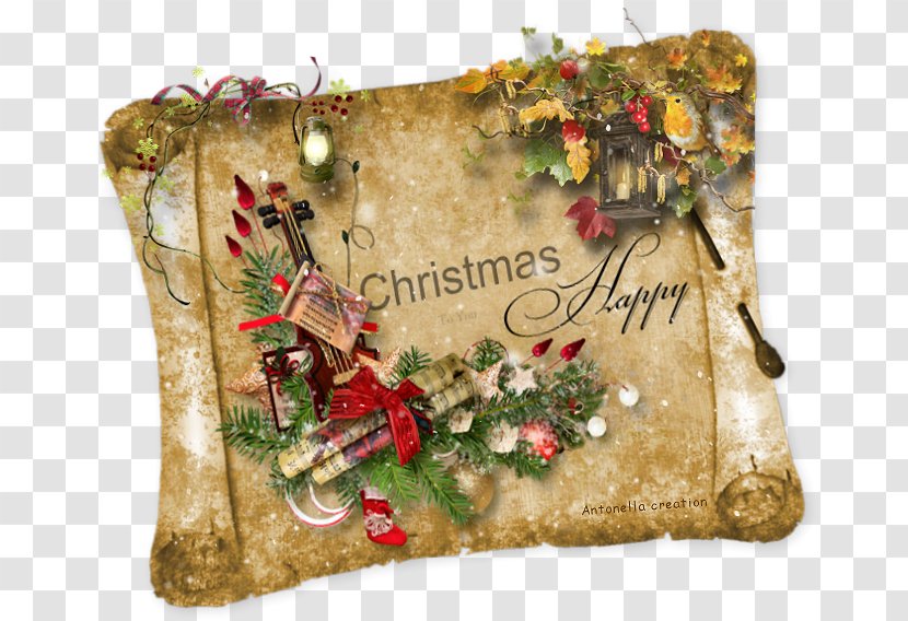 Christmas Ornament - Throw Pillow - Pergamena Transparent PNG