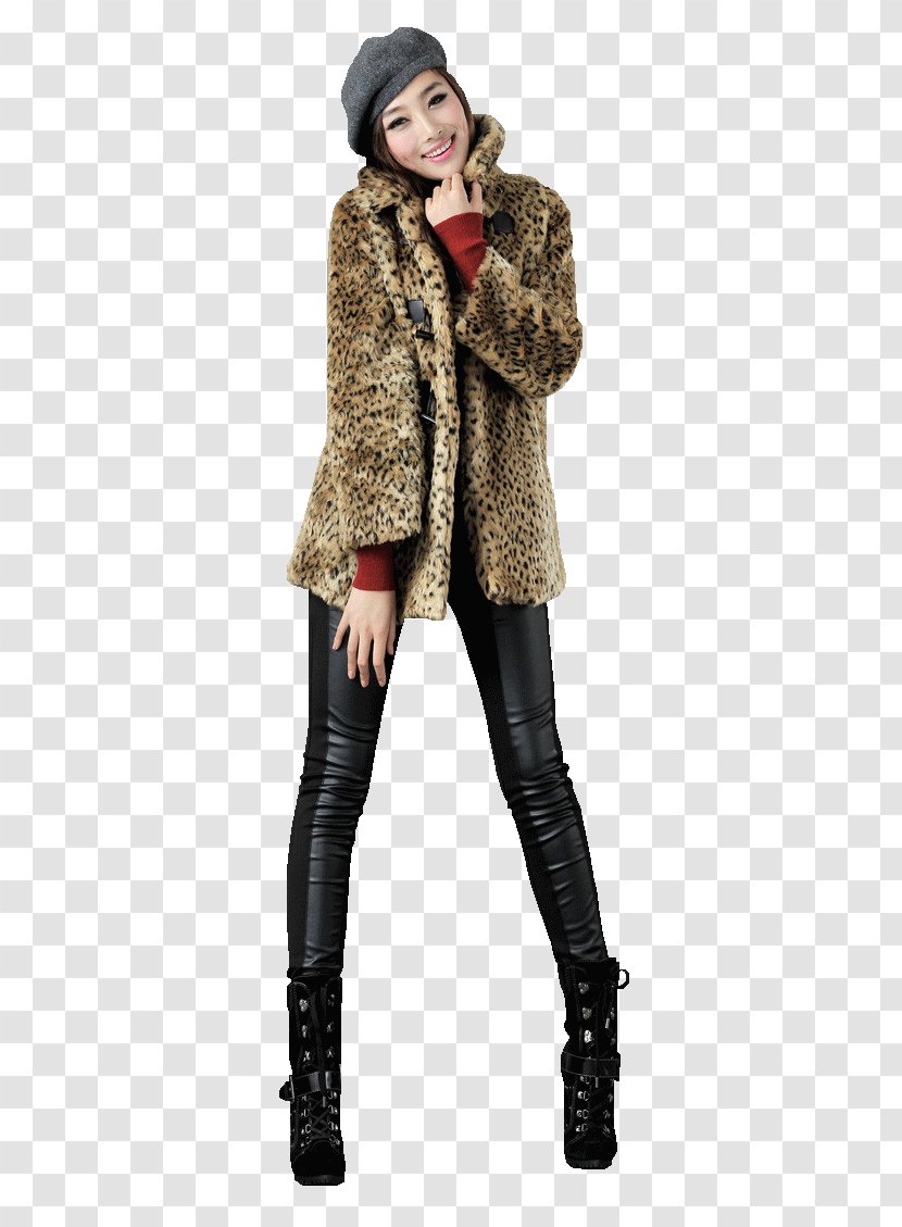 Fashion Blog Fur Clothing Image - Beige - Natural Material Transparent PNG